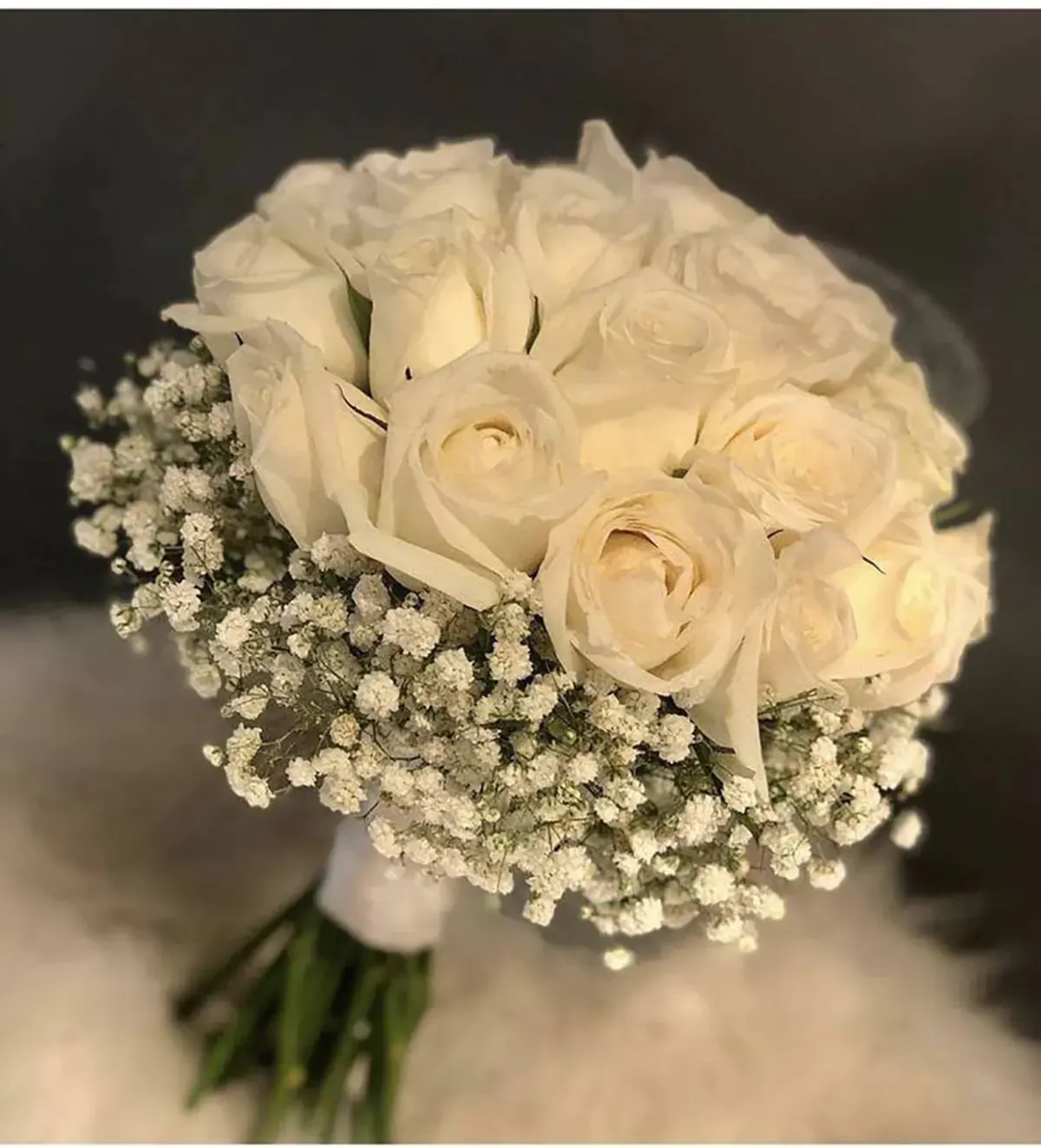دسته گل عروس جدید طبیعی