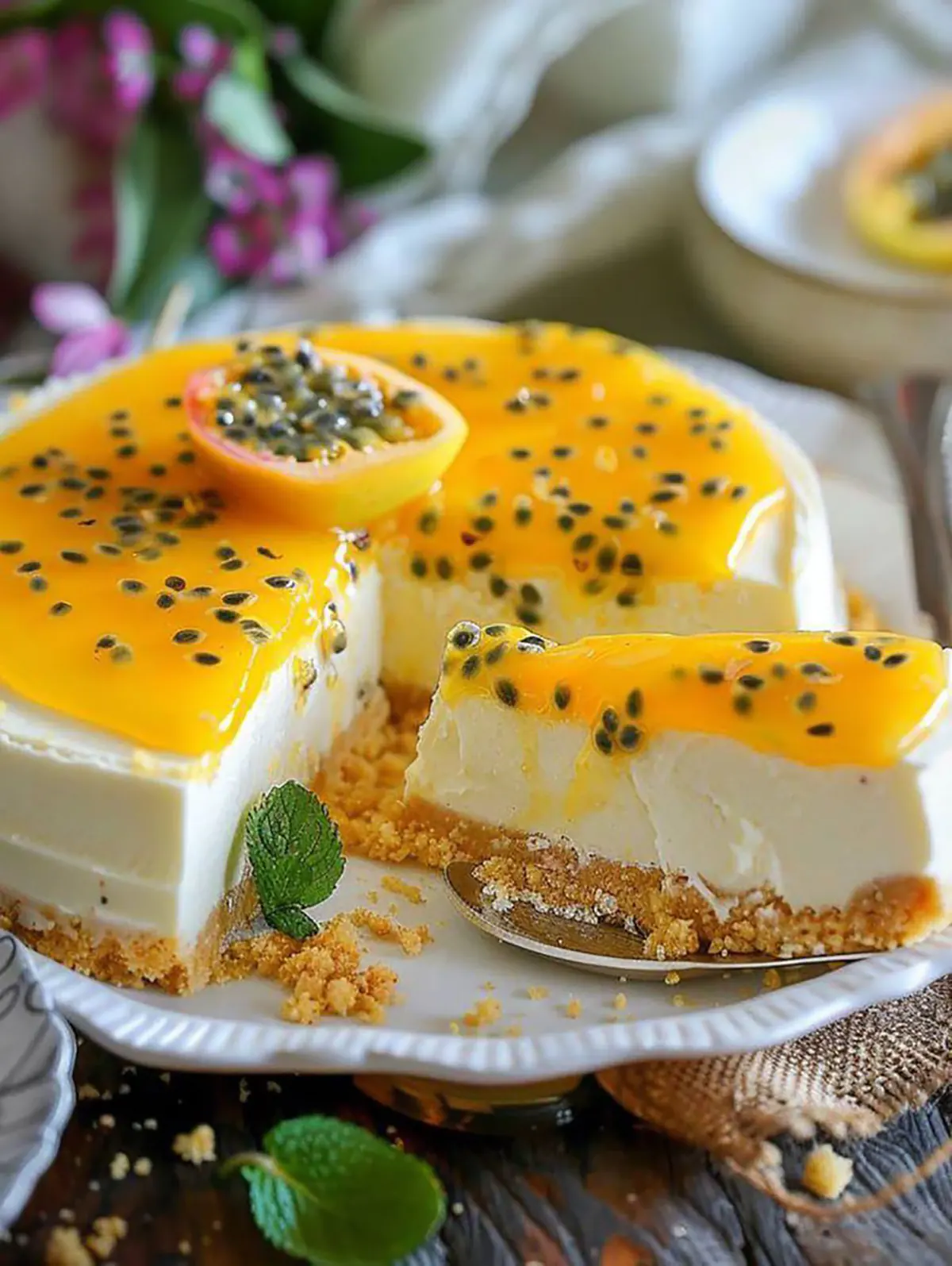 دسر با طعم انبه خاص