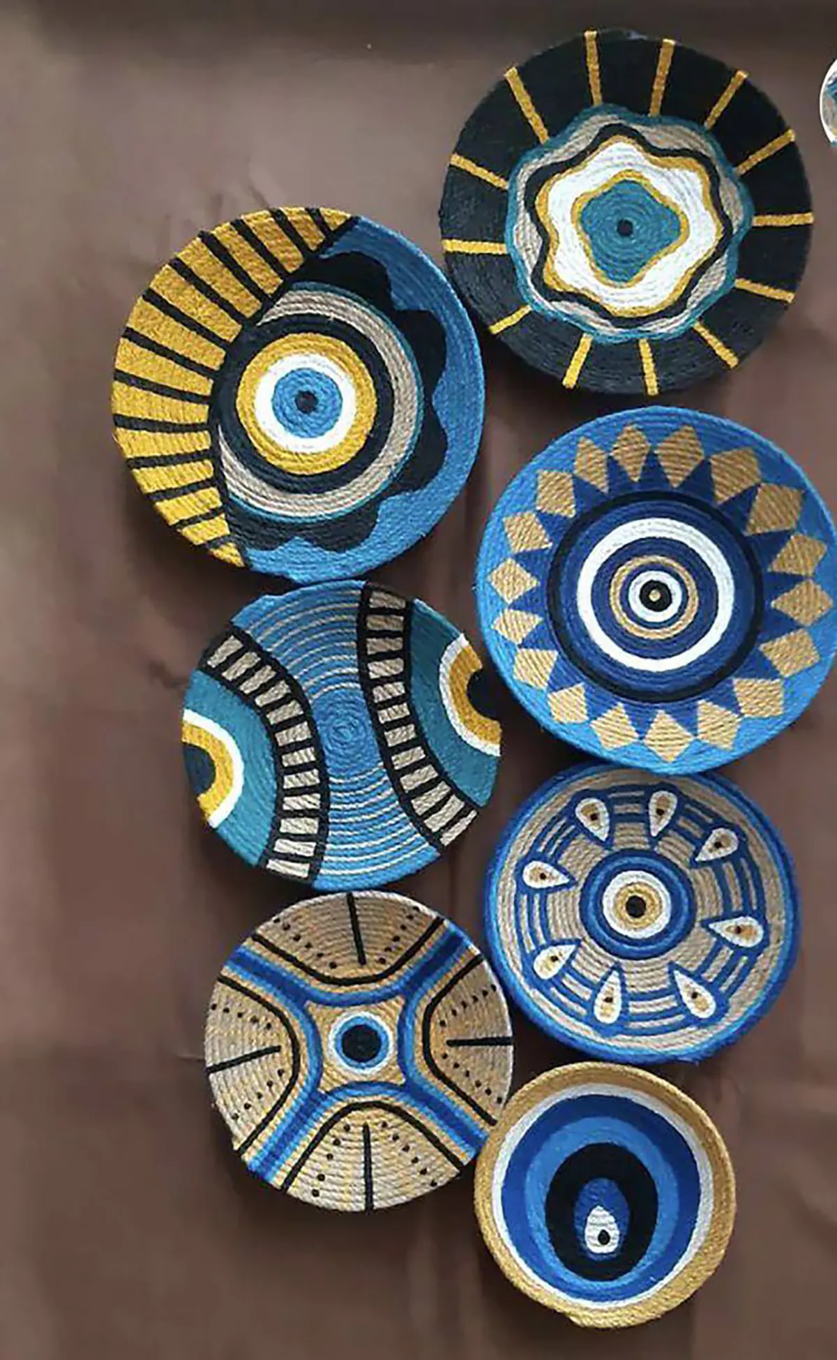 دیوارکوب حصیری