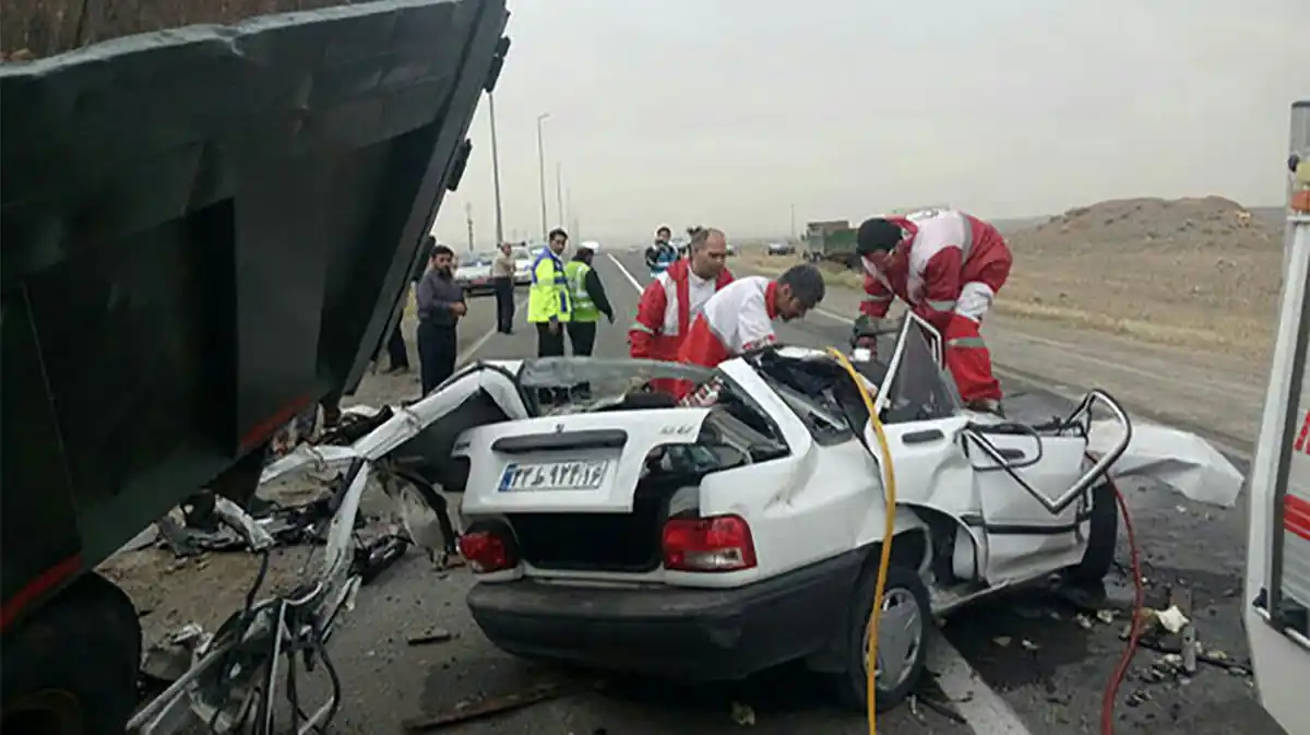 برخورد مرگبار در جاده میبد
