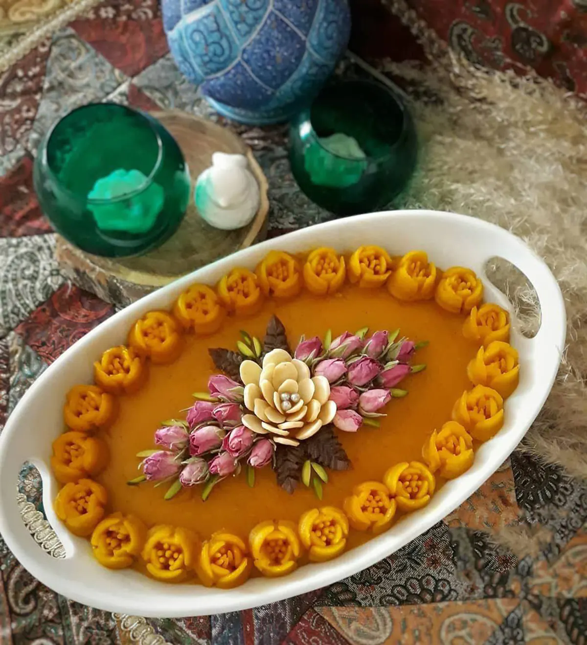 تزیین حلوا مجلسی جدید