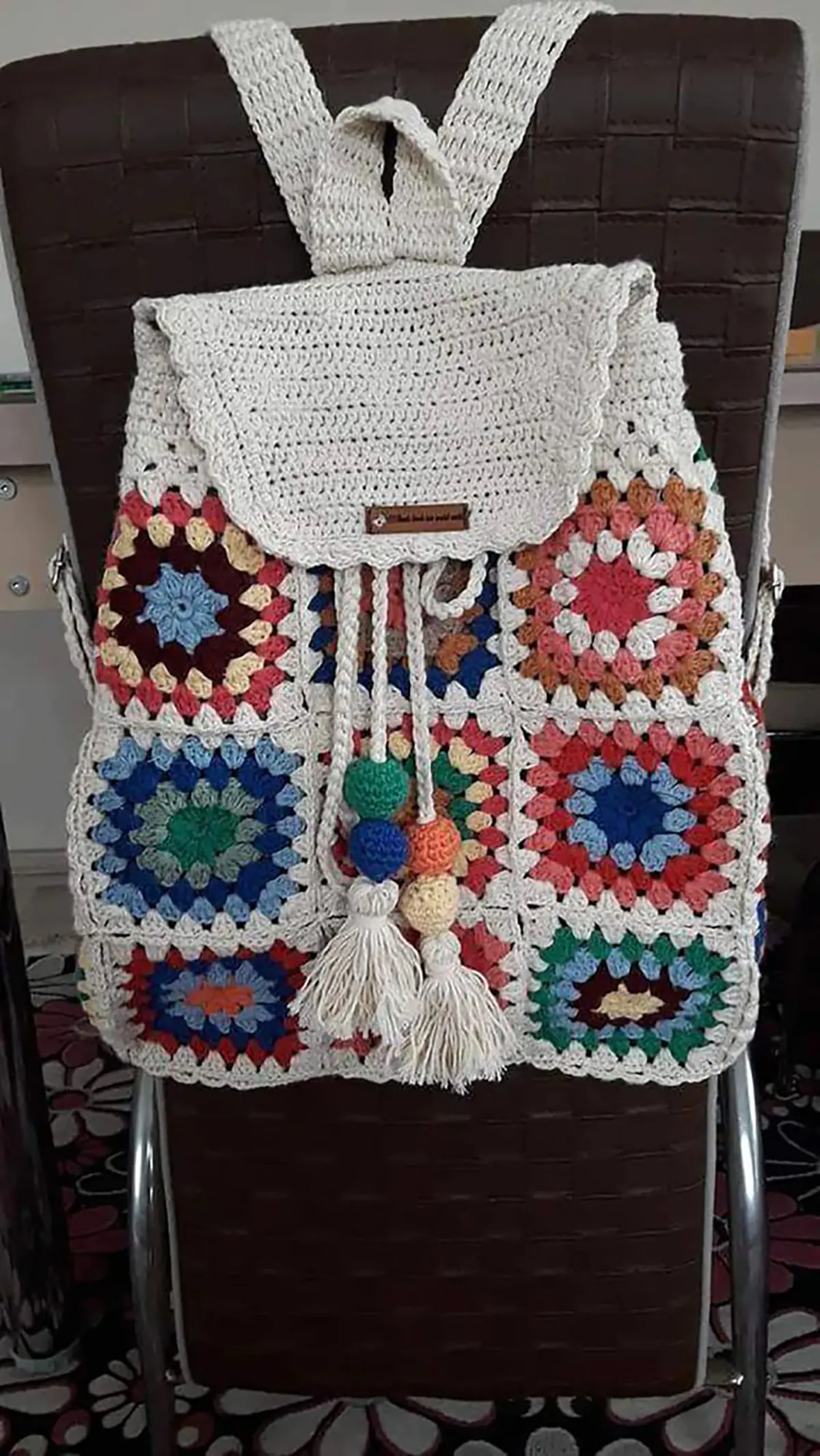 کوله پشتی بافتنی