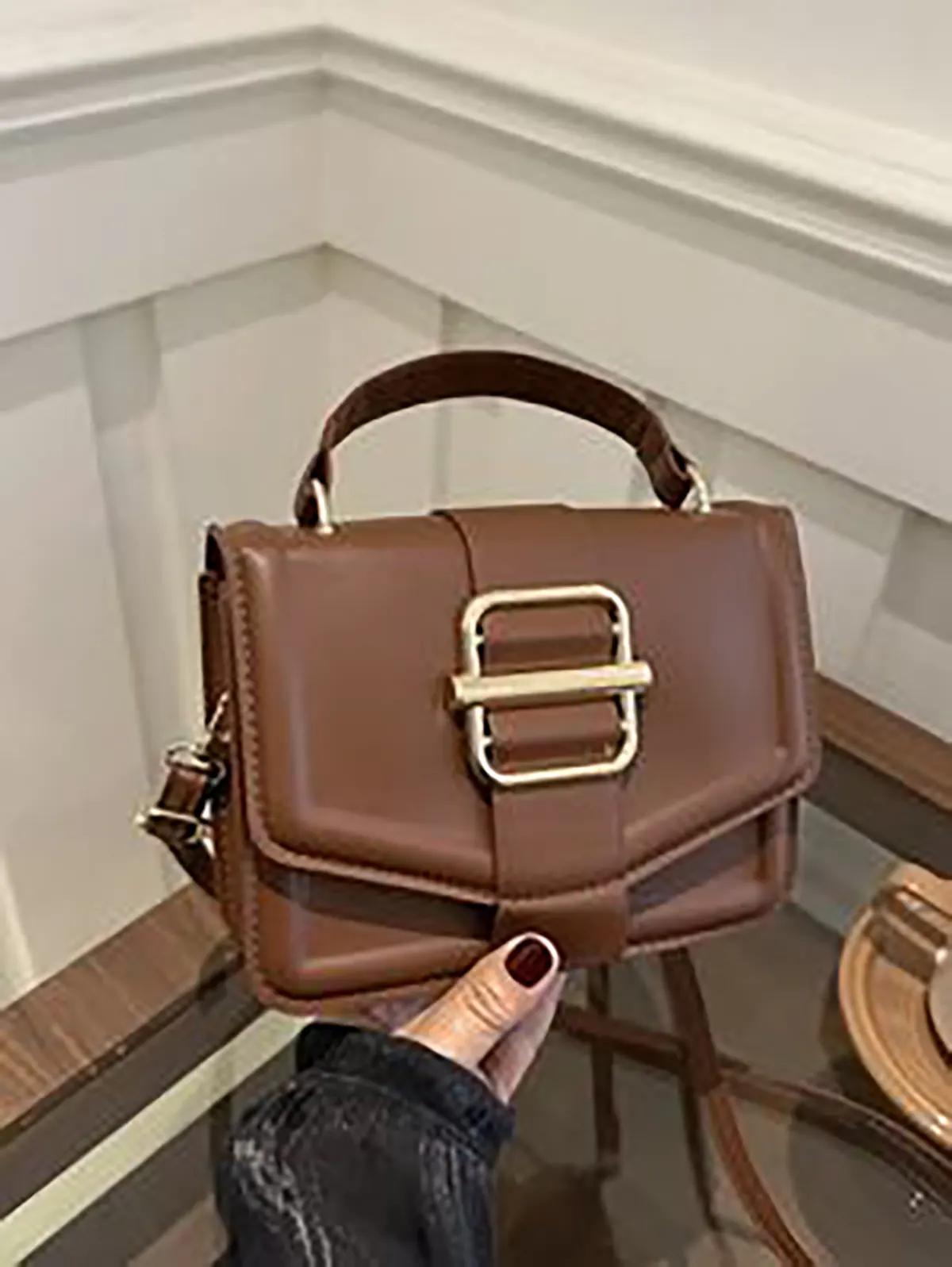 کیف قهوه ای زنانه شیک