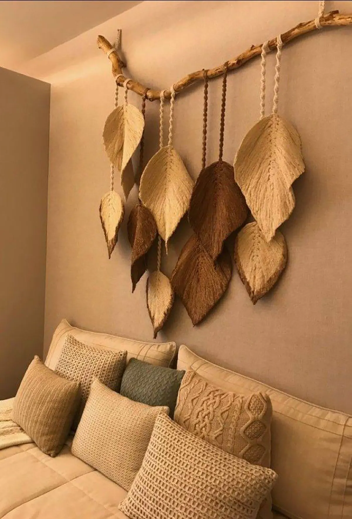 دیوارکوب مکرومه ساده