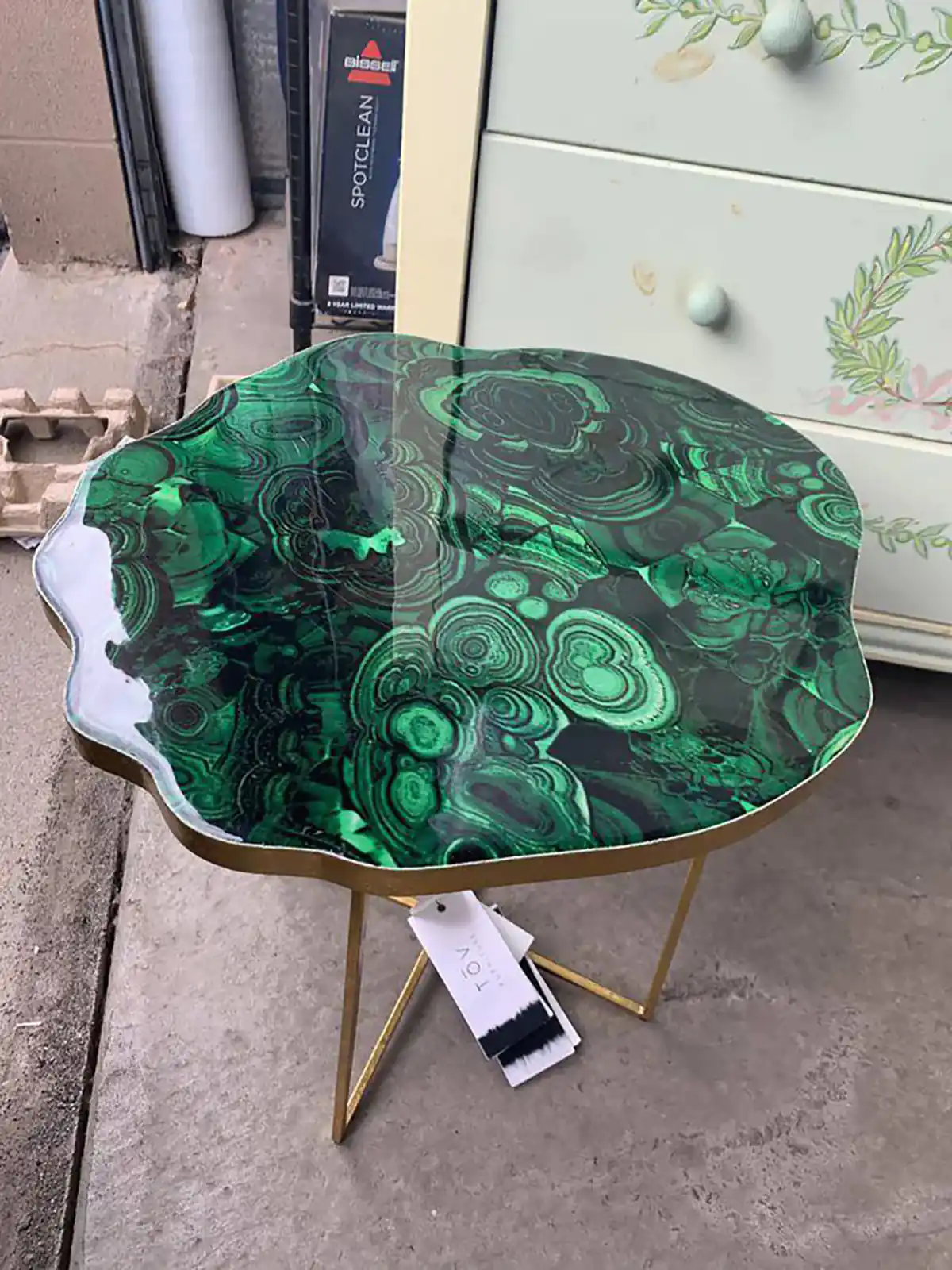 میز عسلی رزینی