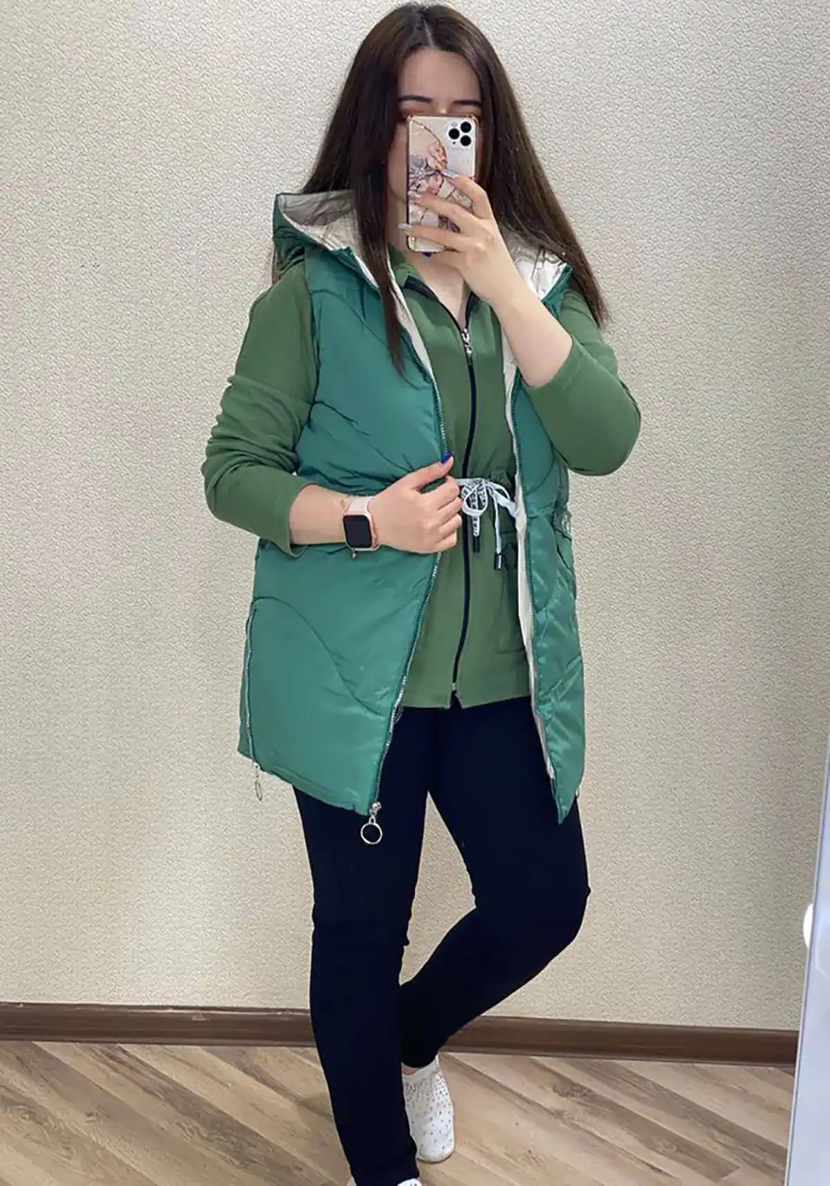 پافر سبز زنانه