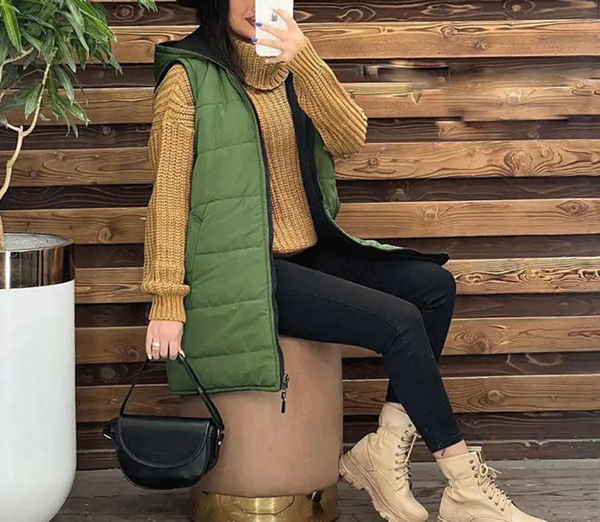 پافر سبز زنانه