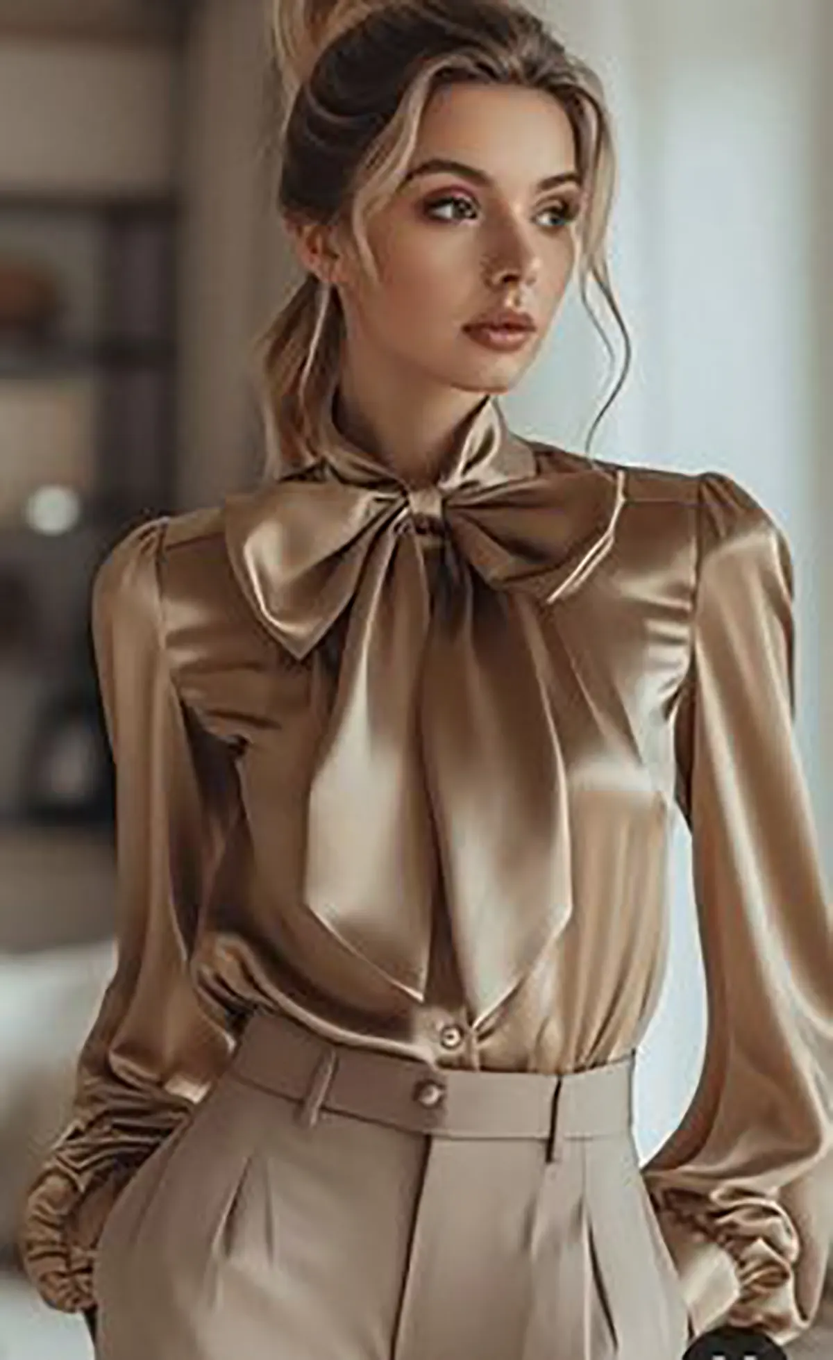 شومیز زنانه کرواتی زیبا