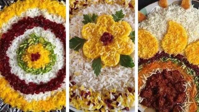 ایده تزیین برنج | آسان‌ترین راه برای سفره‌ آرایی + تصاویر