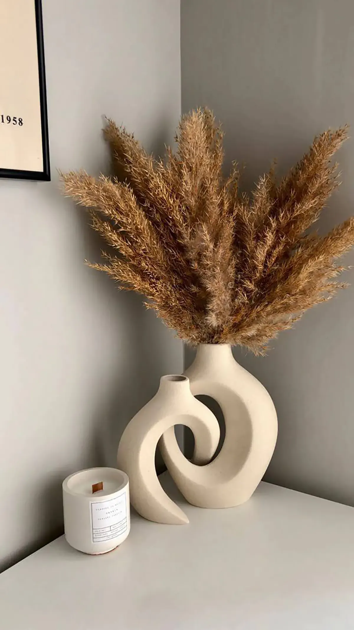 گلدان رومیزی شیشه ای