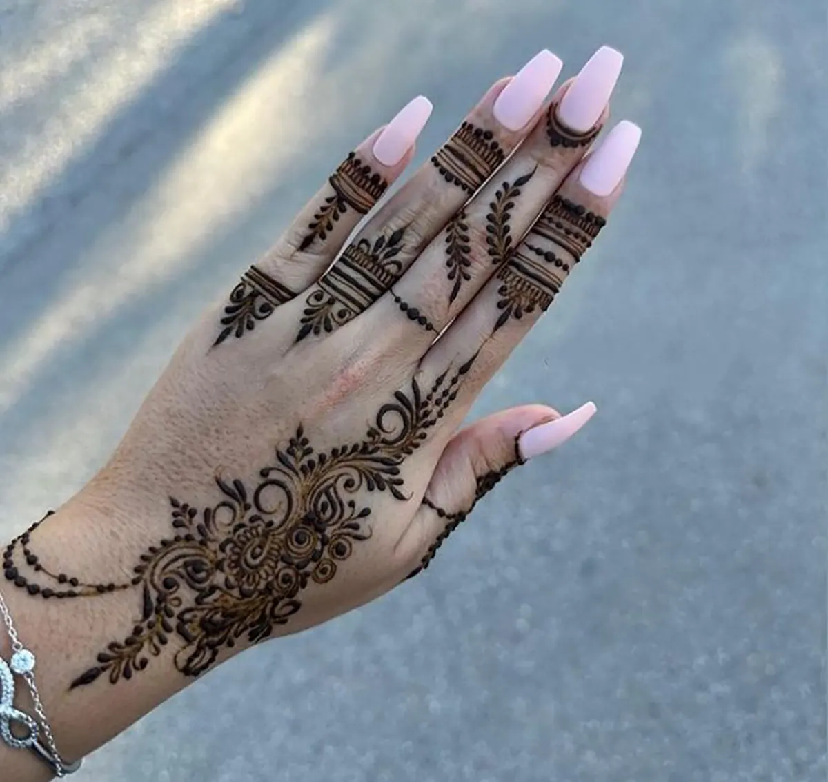 عکس نقش حنا جدید نقش حنا ساده دخترانه نقش حنا دخترانه طرح حنا روی دست ساده و شیک نقش حنای پشت دست نقش حنا کف دست نقش حنای پشت دست آسان طرح حنا گل