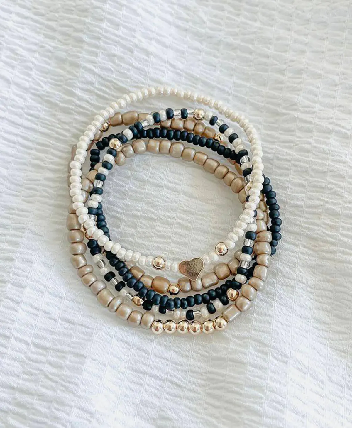 دستبند مهره ای طلا