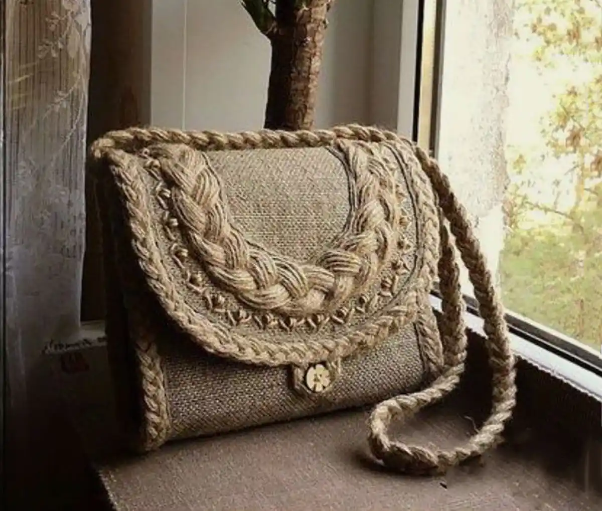 کیف بافتنی 