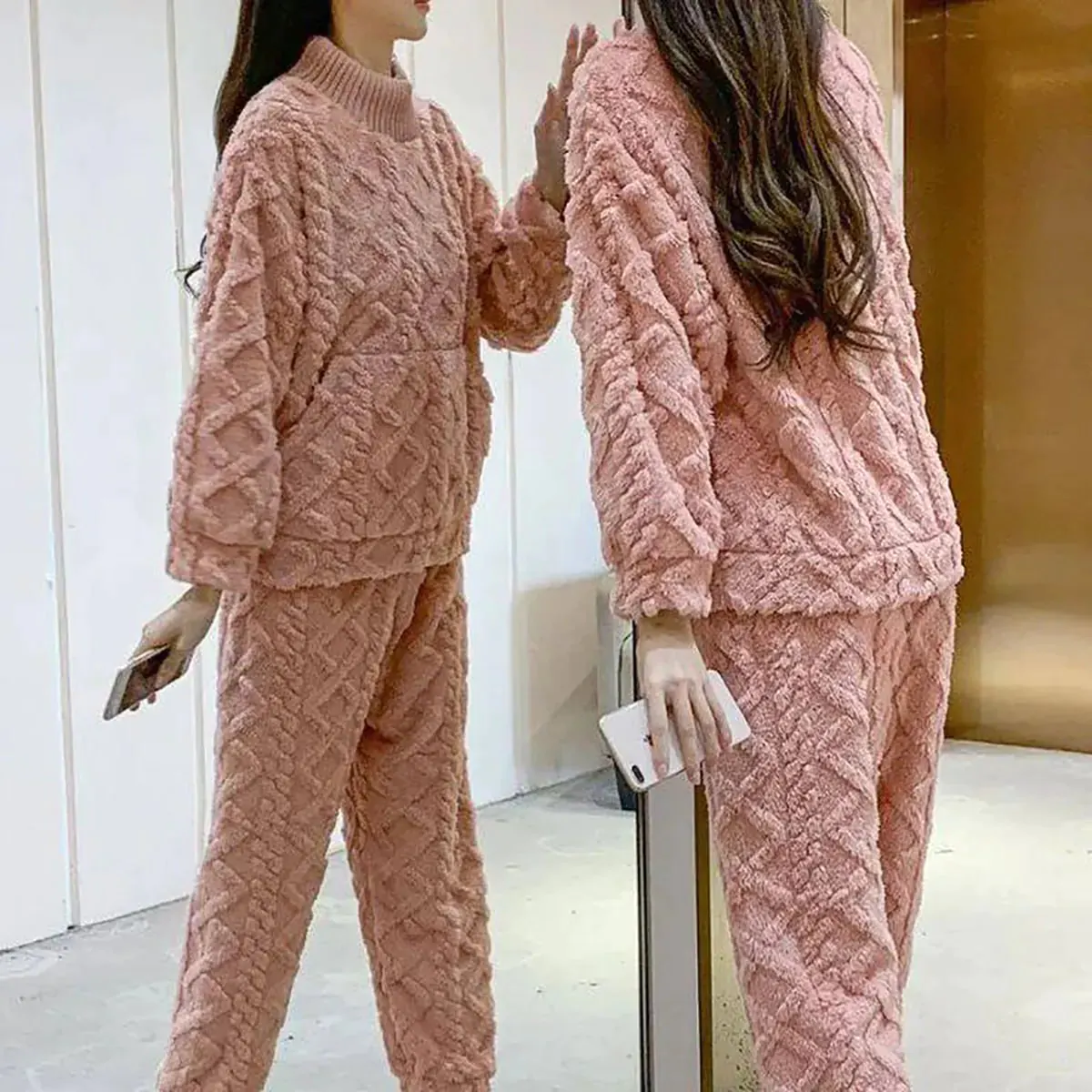 لباس راحتی زنانه نخی
