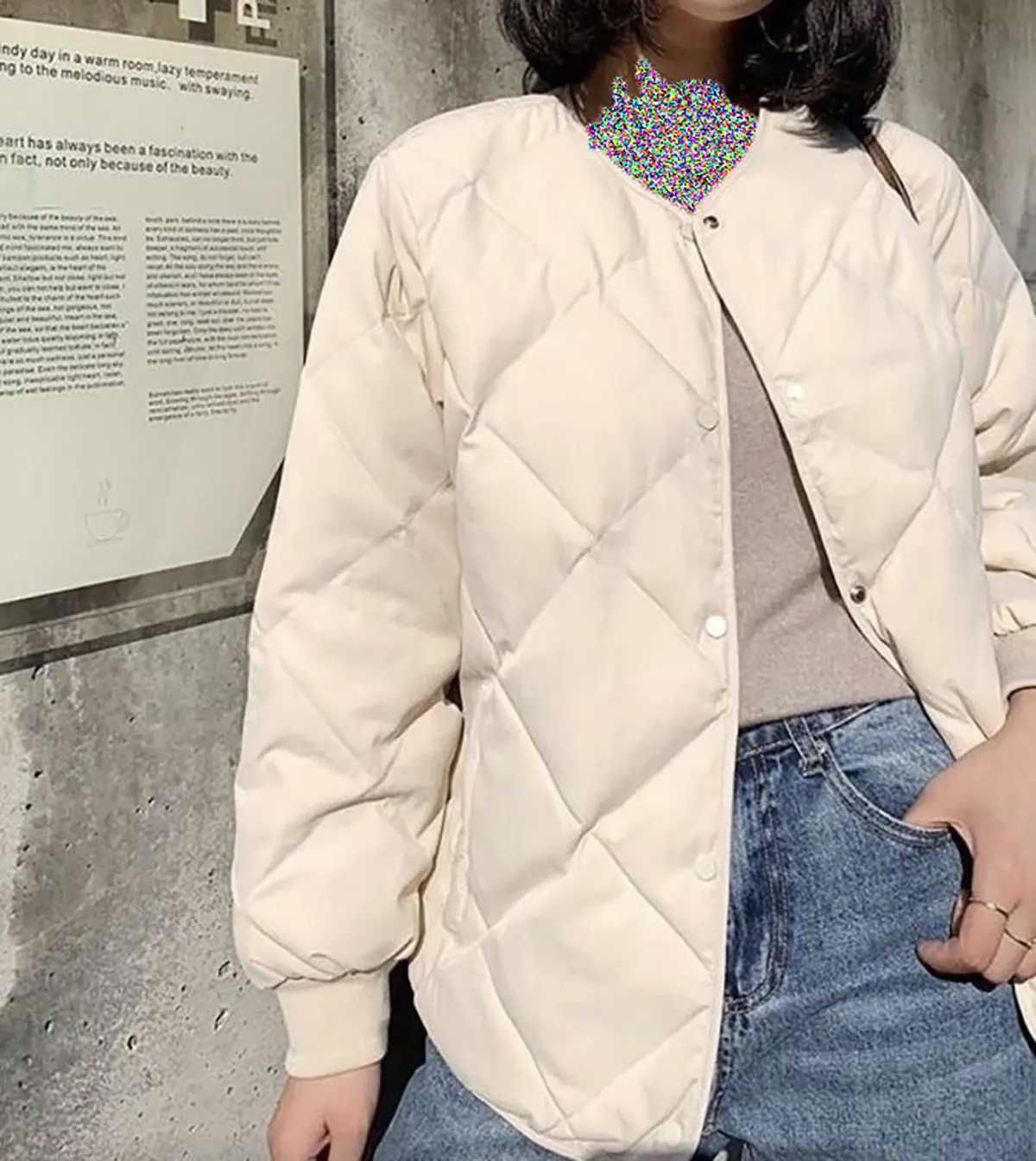 کاپشن دخترا کاپشن دخترونه پفکی کاپشن مدل fashion کاپشن سفید زنانه کافشن دخترانه سفید