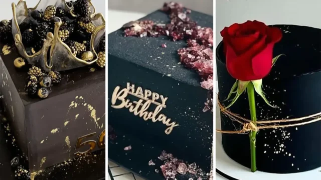 15 مدل خاص کیک تولد مشکی برای خاص پشند ها! + گالری عکس