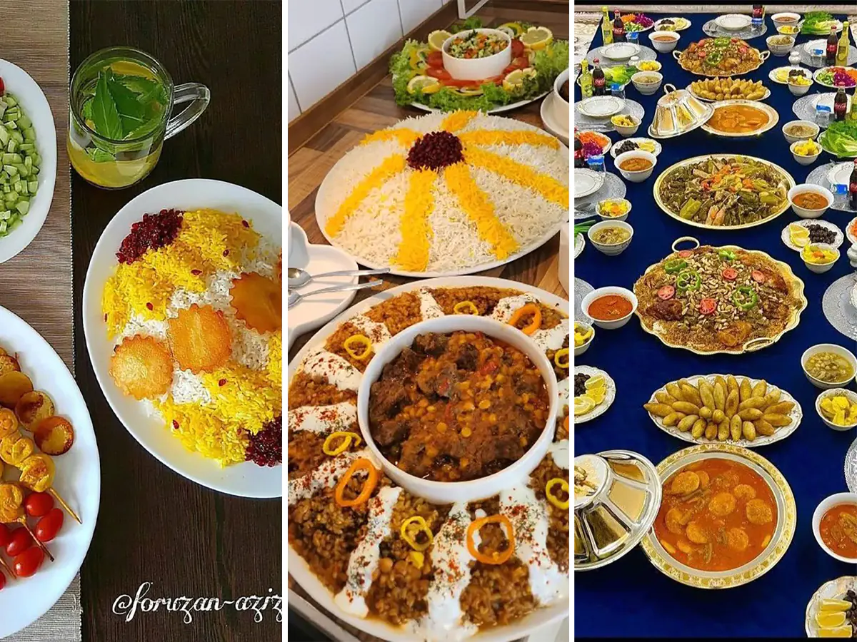 تزیین سفره شام ایرانی شیک ترین تزیین غذاهای ایرانی عکس سفره غذای شیک نحوه چیدن سفره غذا روی زمین کانال تزیین سفره غذا تزیین سفره غذا با وسایل ساده تزیین سفره غذا برای مهمان سفره شام مجلسی