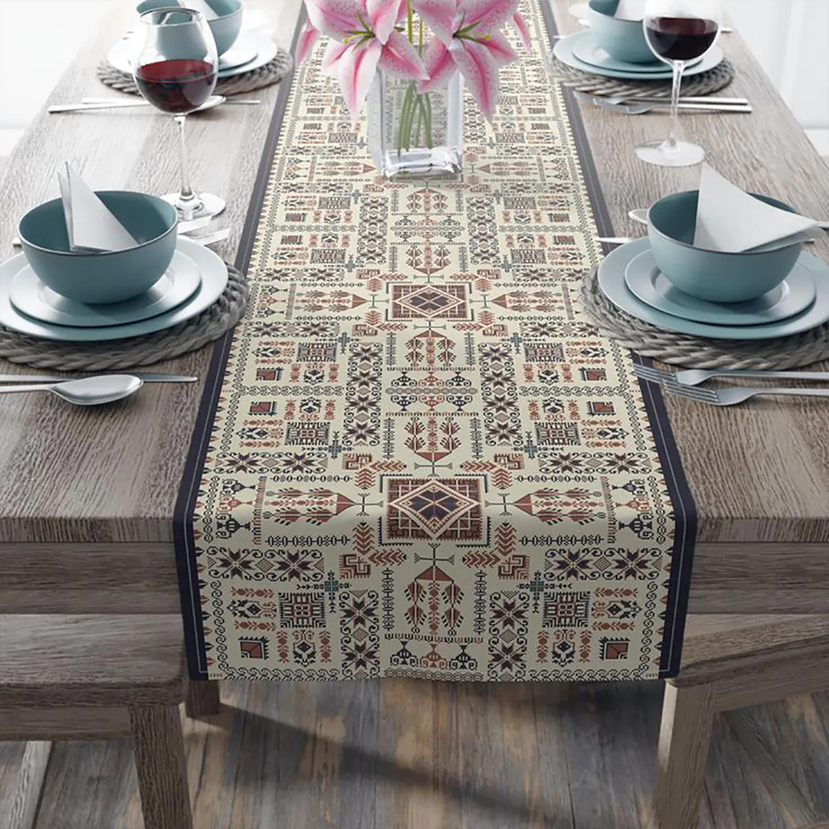 رومیزی چاپی سنتی رومیزی سنتی ترمه رومیزی مخمل سنتی رومیزی مخمل چاپی رومیزی کتان هازان رومیزی مخمل اصفهان مرکز فروش رومیزی در تبریز رومیزی سنتی مربع
