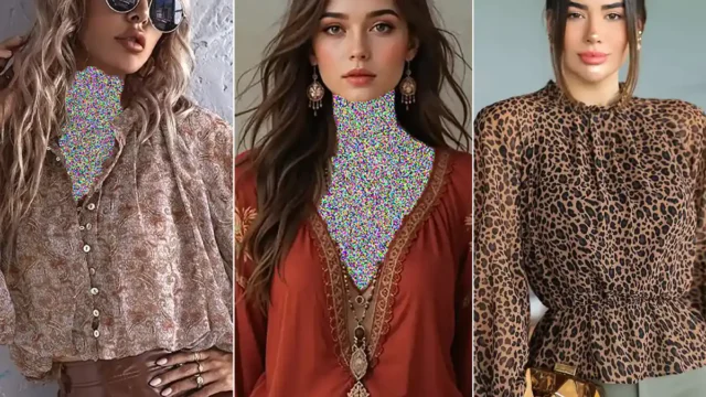 مدل شومیز جدید اینستا | ۱۵ مدل ترند اینستا برای شومیزهای آستین‌دار و چین‌دار و اورسایز شیک