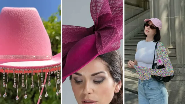 کلاه دخترانه صورتی | مدل‌های شیک کلاه صورتی دخترونه برای مهمونی و روزمره! +عکس