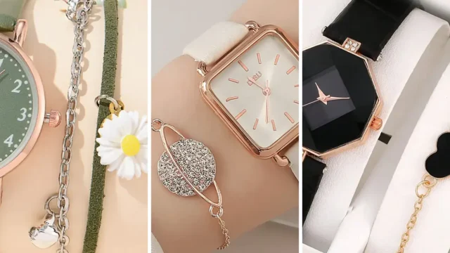 ست ساعت دستبند زنانه | 15 ایده خفن و جذاب برای هدیه که باید ببینید!