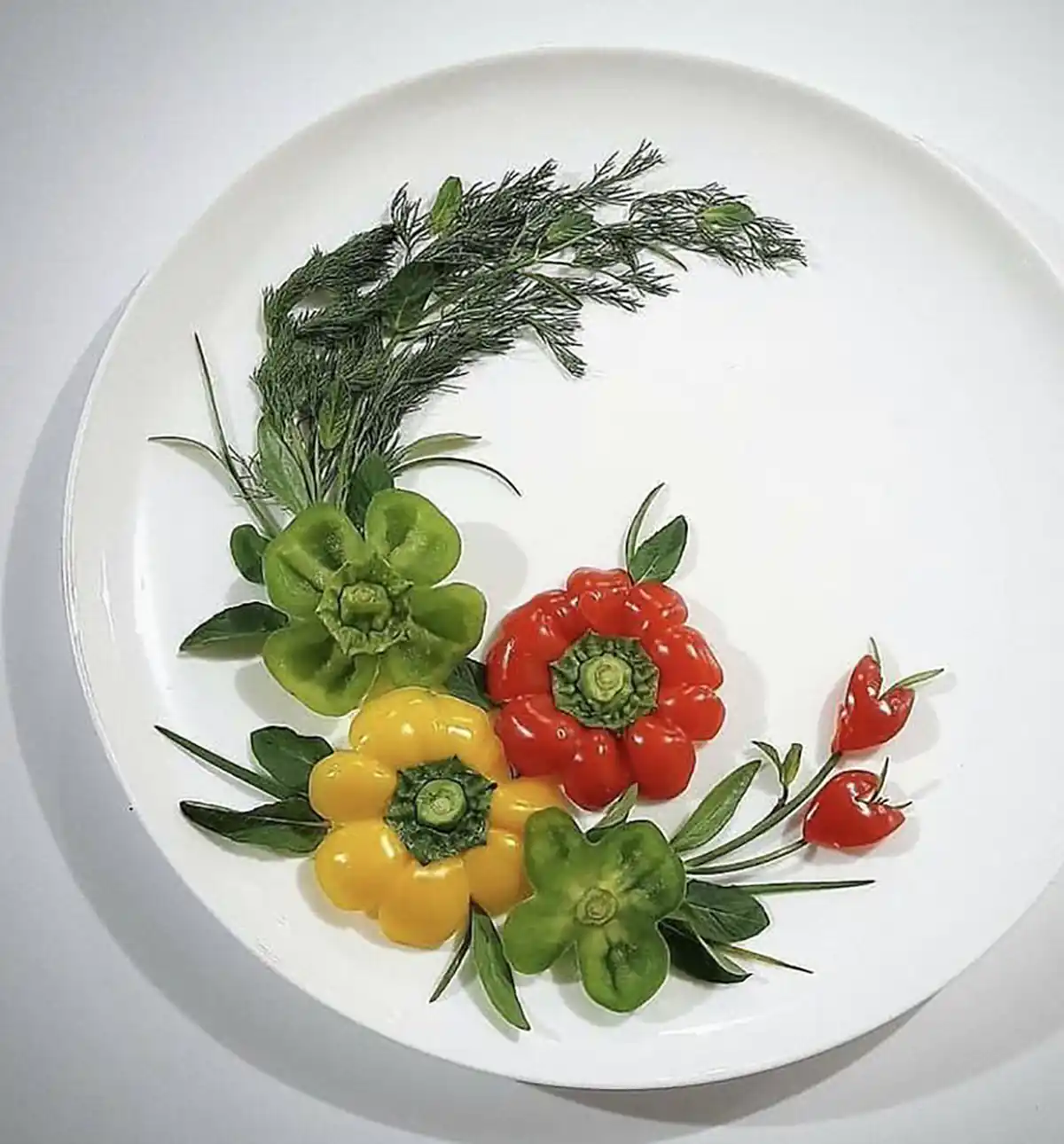 دورچین غذای بیرون بر آموزش دورچین غذا دورچین غذای ایرانی انواع دورچین غذا گارنیش غذا طرز تهیه گارنیش