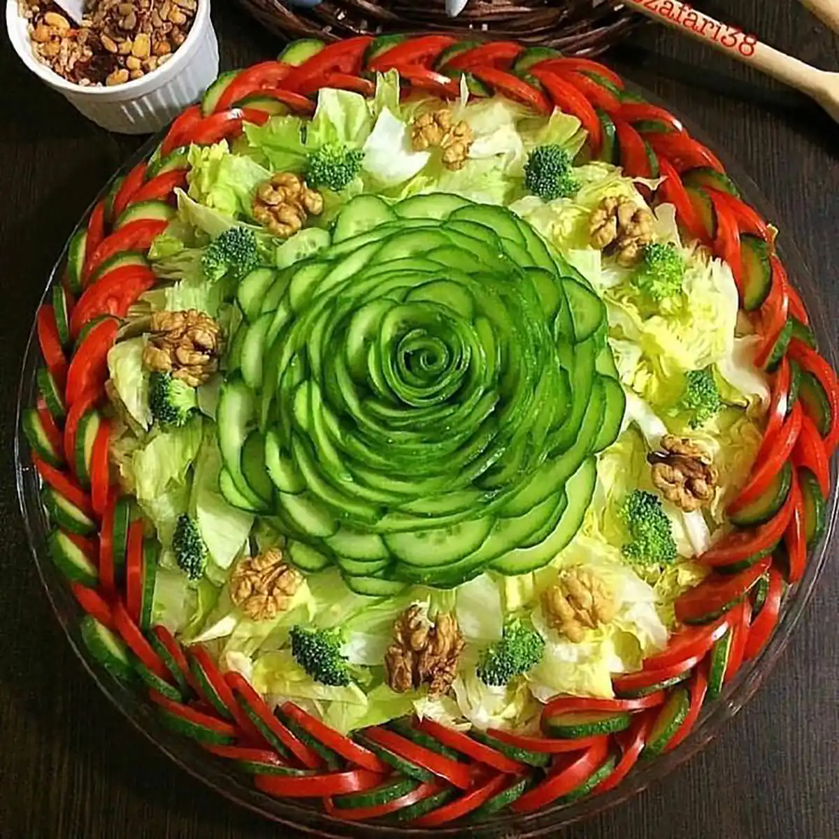 طرز تهیه سالاد کاهو متفاوت انواع سالاد با کاهو تزیین سالاد کاهو سالاد کاهو مجلسی سالاد کاهو و سیب زمینی