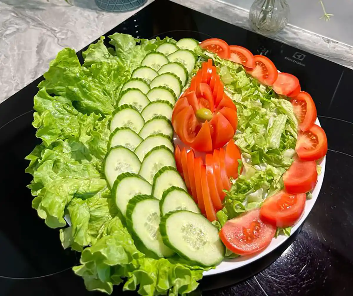 طرز تهیه سالاد کاهو متفاوت انواع سالاد با کاهو تزیین سالاد کاهو سالاد کاهو مجلسی سالاد کاهو و سیب زمینی