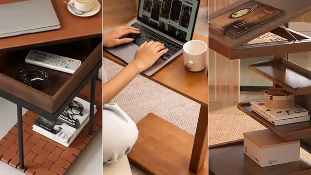 میز لپتاپ چوبی | ۱۵ طرح خاص برای عاشقای سبک اسکاندیناوی و فضاهای روشن و دلباز