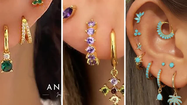 مدل فانتزی گوشواره | استایل فانتزی با گوشواره‌های رنگی و متفاوت! +عکس