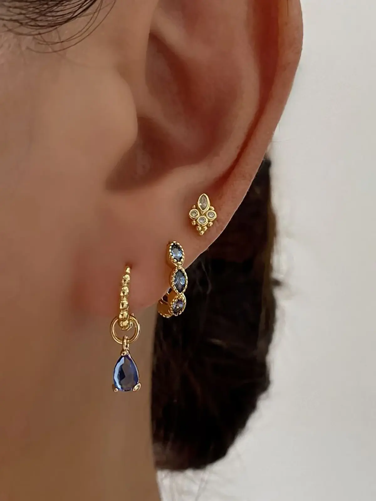 گوشواره فانتزی گوشواره طلا حلقه ای گوشواره میخی طلا گوشواره بدون سوراخ گوش گوشواره میخی طلا دیجی کالا گوشواره میخی نگینی