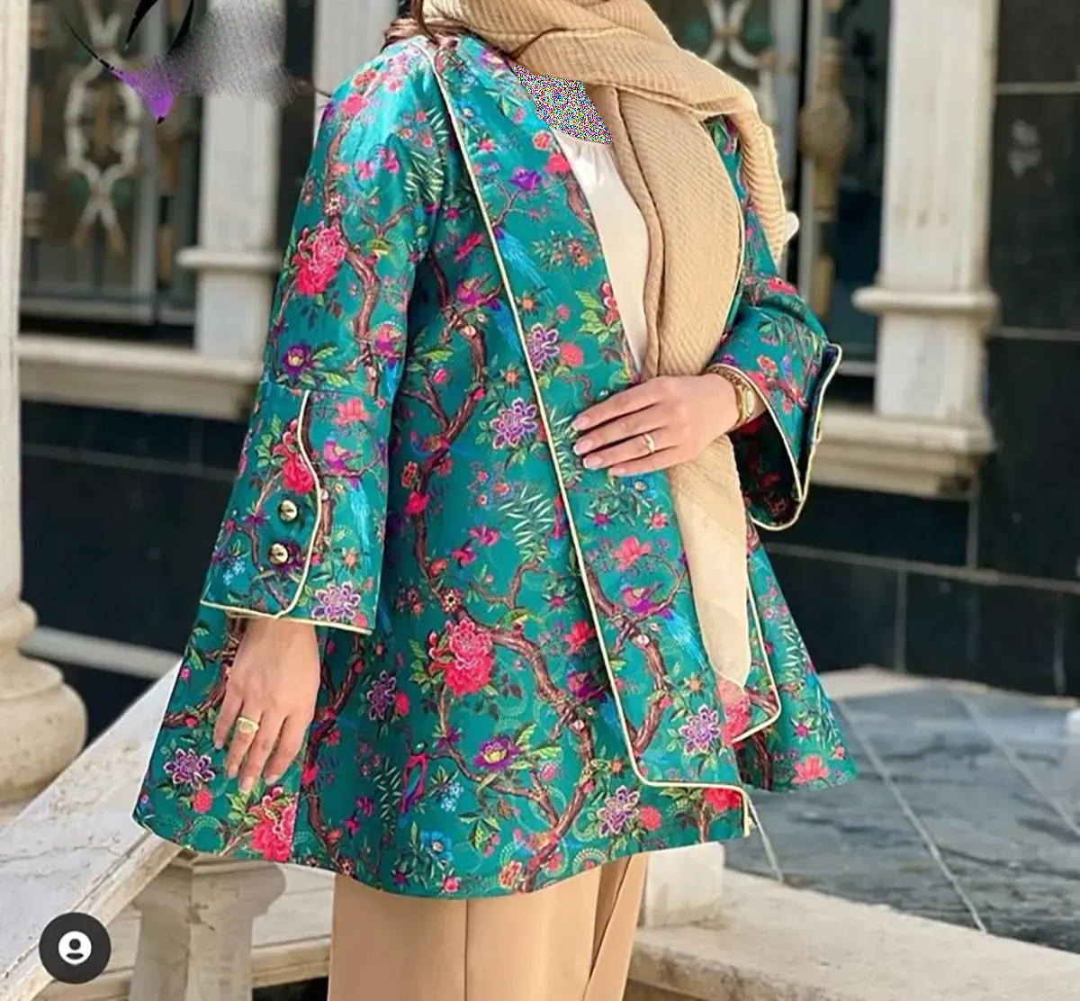 مانتو هنری خاص مانتو هنری سنتی استایل هنری دخترانه ایرانی مانتو چهاردکمه مانتو هنری کوتاه مدل مانتو چهار دکمه جدید خرید لباس هنری زنانه مانتو چهار دکمه اداری