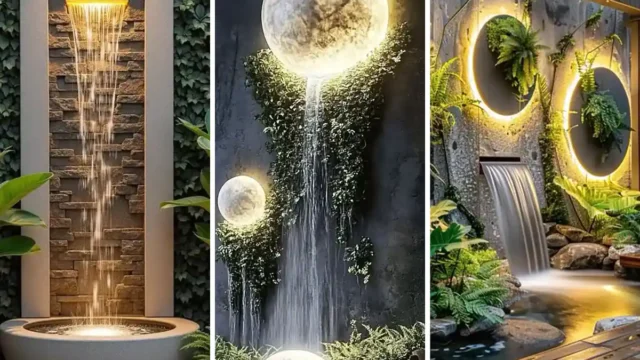 آبنما مدرن | ایده لوکس برای ساختن فضای آرام توی خونه بدون نیاز به فضای زیاد