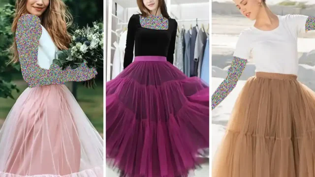 مدل لباس با دامن توری | ۱۵ مدل خاص از لباس تور مجلسی و اسپرت برای همه سلیقه‌های دخترونه!!