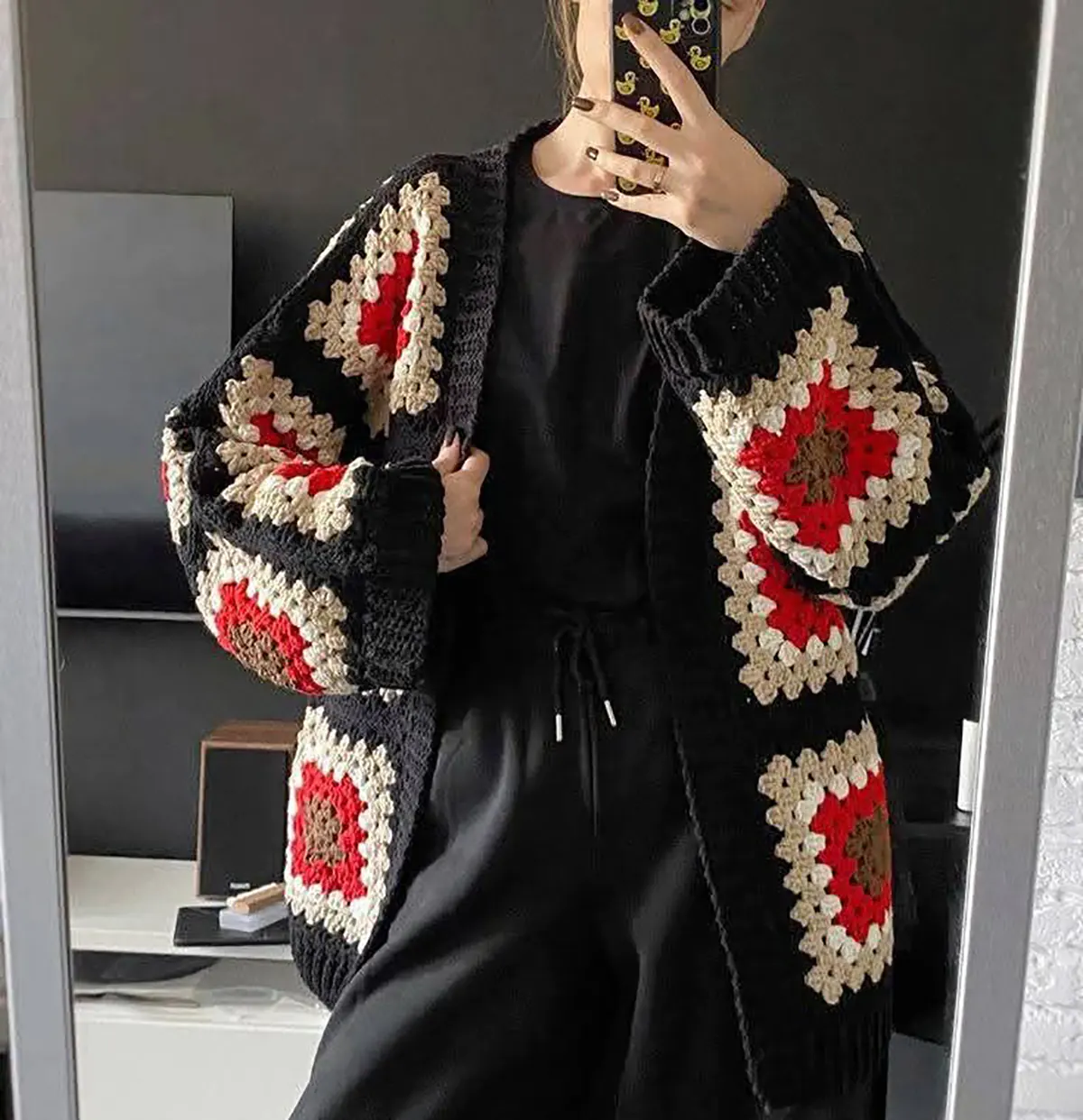 ژاکت کشباف پشمی زنانه 