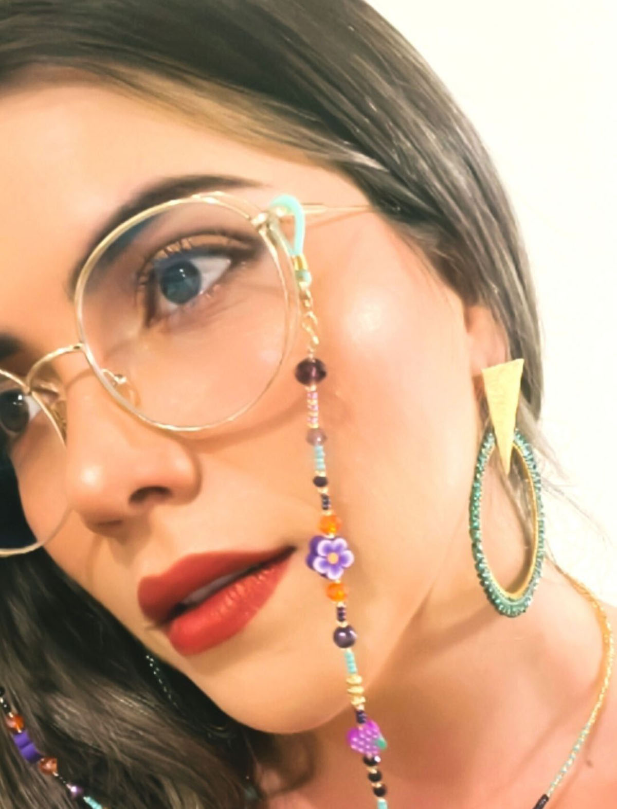 بند عینک دخترانه لاکچری