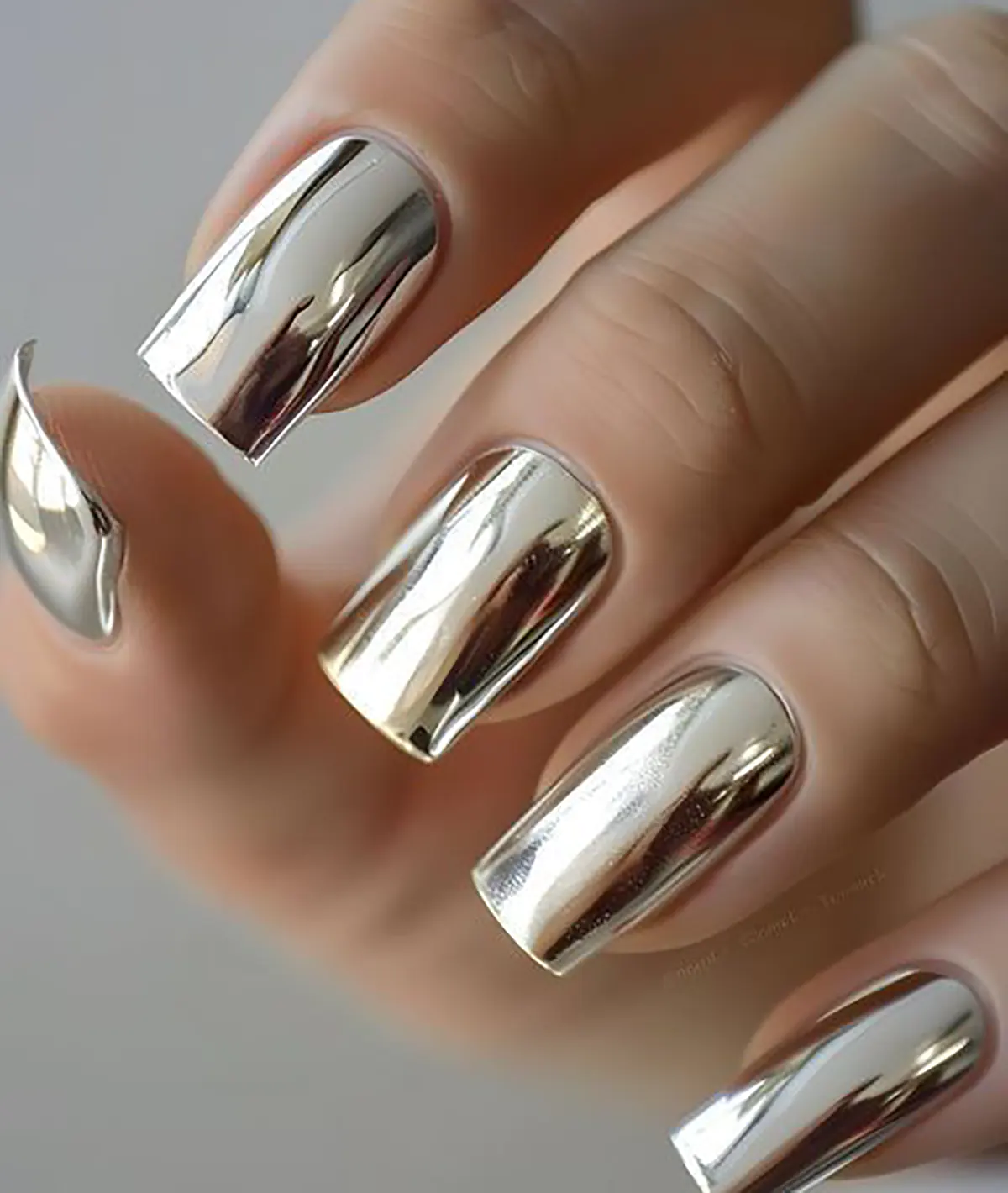 لاک نقره ای متالیک 