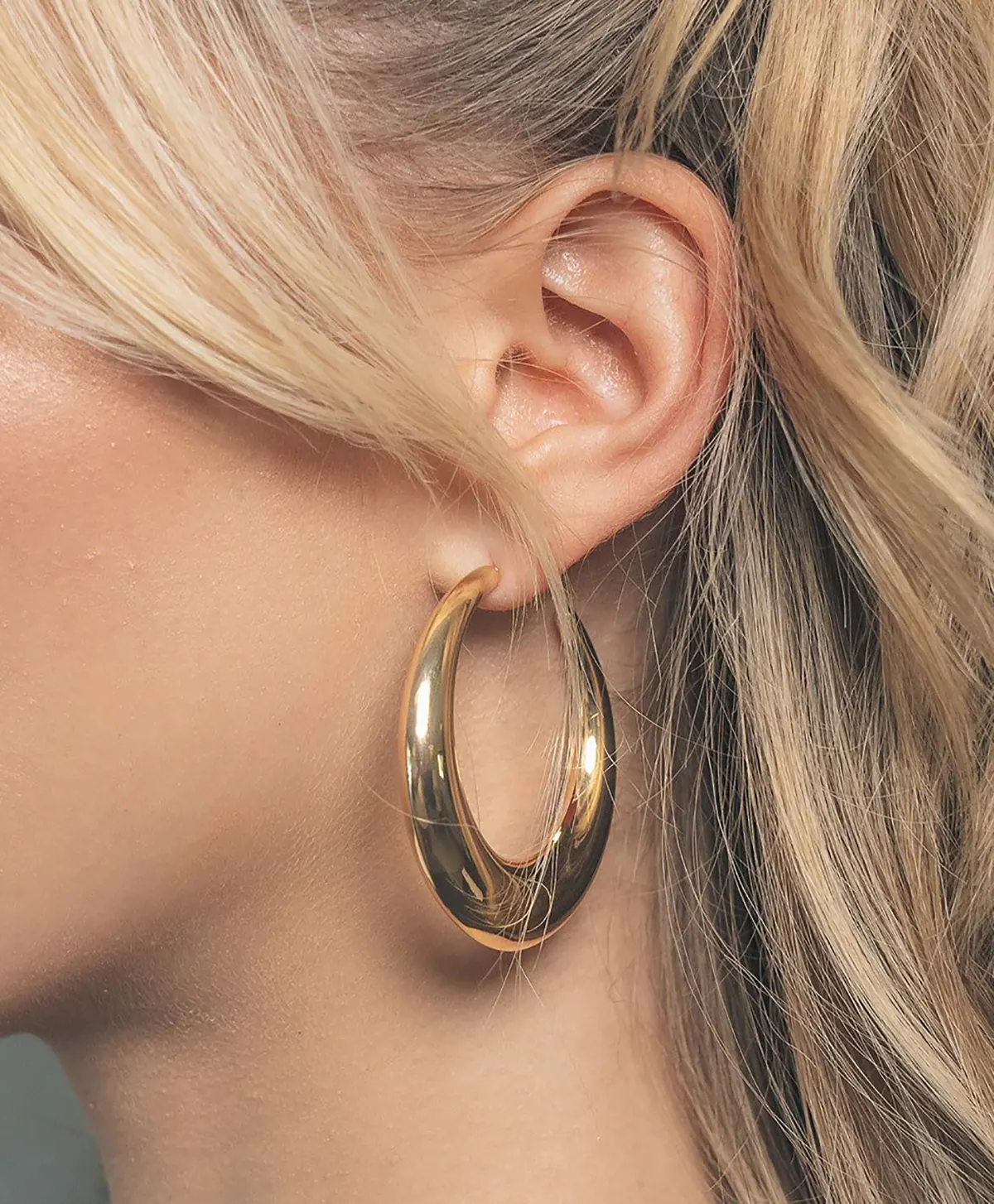 گوشواره حلقه ای ساده 