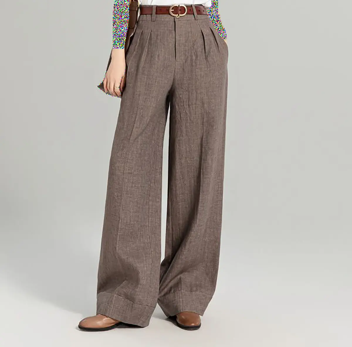 مدل شلوار دمپا گشاد پارچه ای
