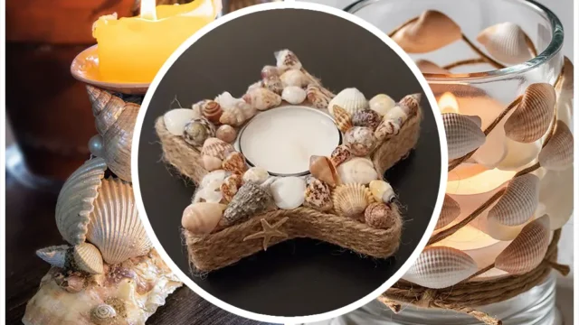 جاشمعی دستساز صدفی | ایده‌های شیک برای استفاده در دکور منزل