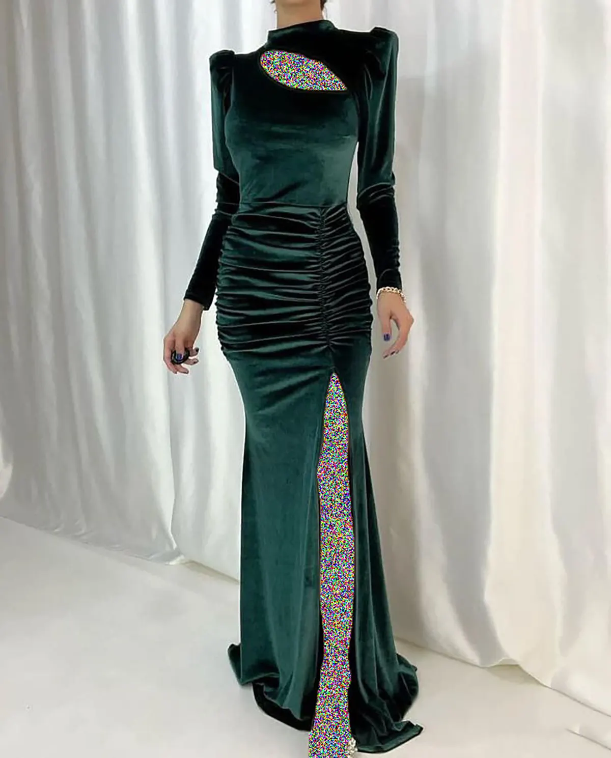 مدل لباس مجلسی مخمل جدید کوتاه
