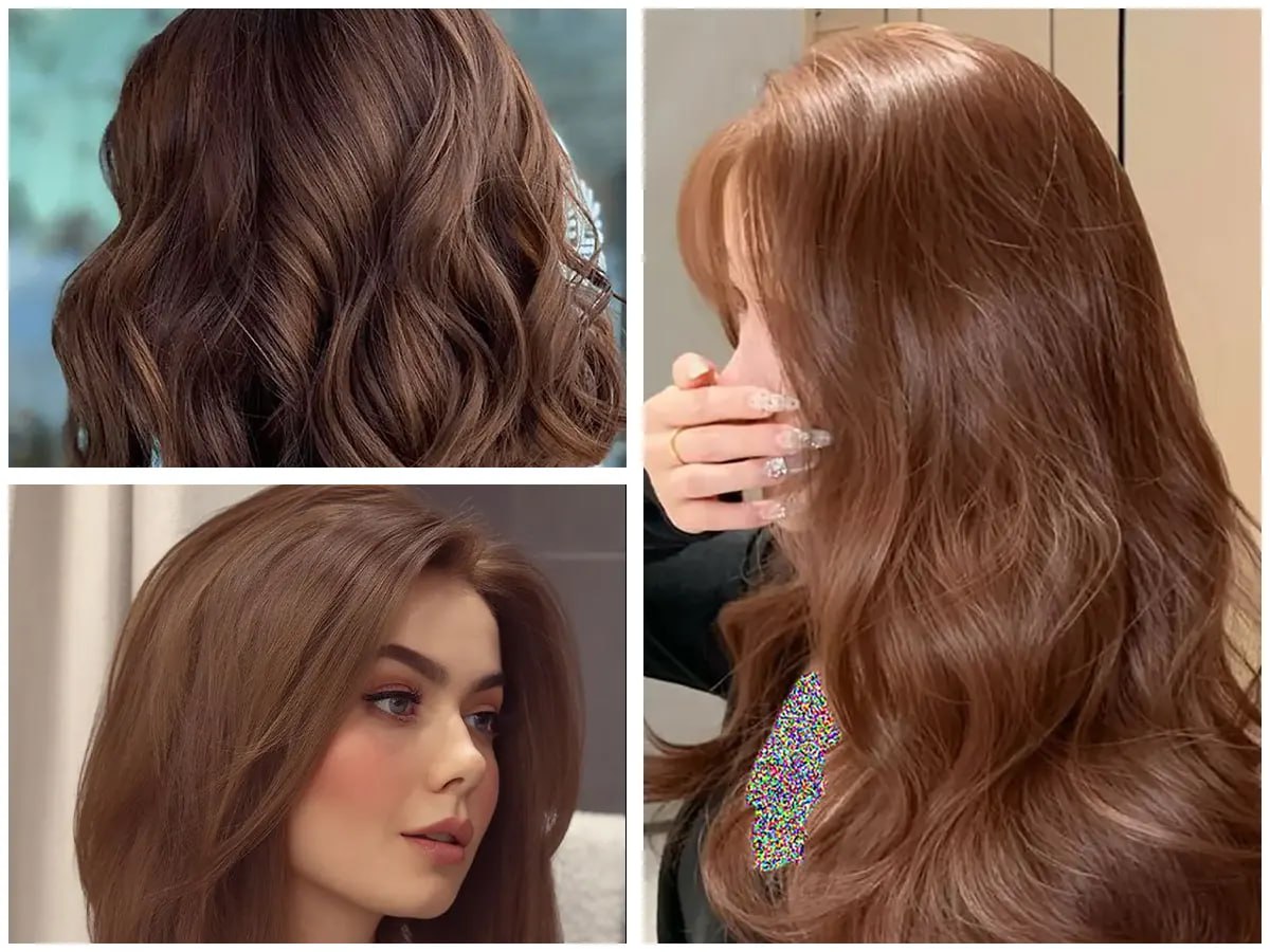 رنگ موی قهوه ای فندقی روشن