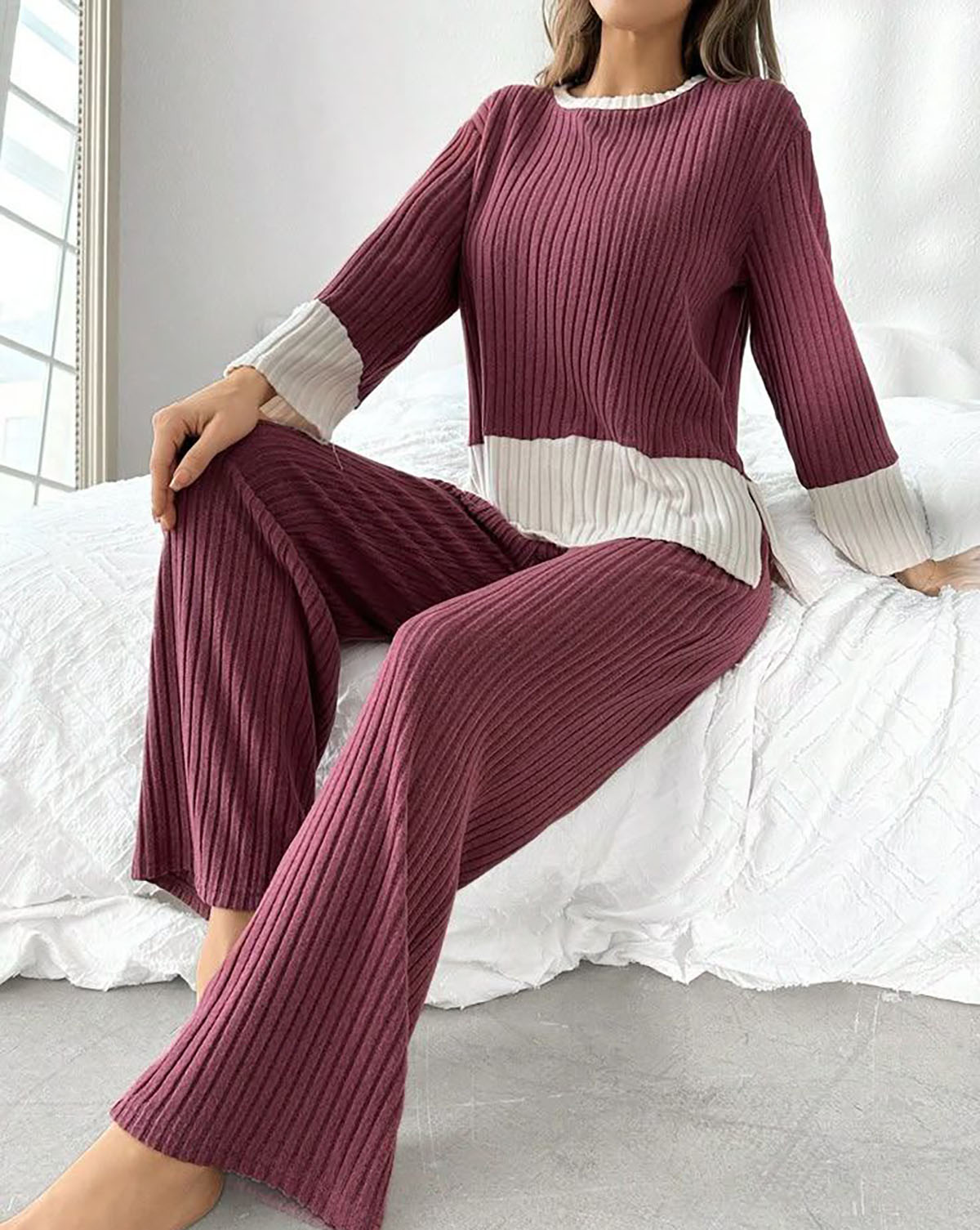 ست بلوز و شلوار زنانه خانگی
