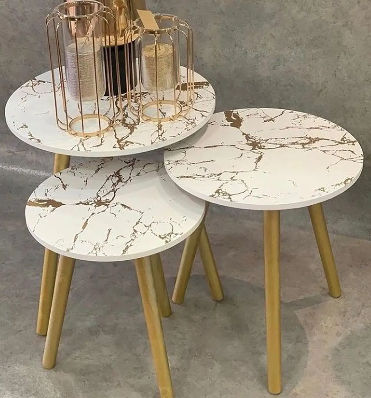 میز سنگی مستطیل