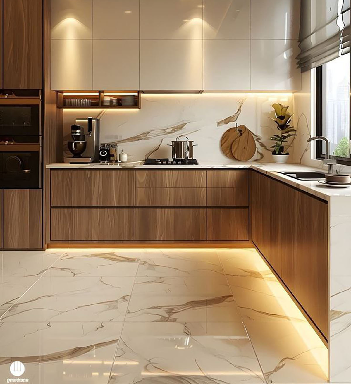 چراغ زیر کابینتی چسبی