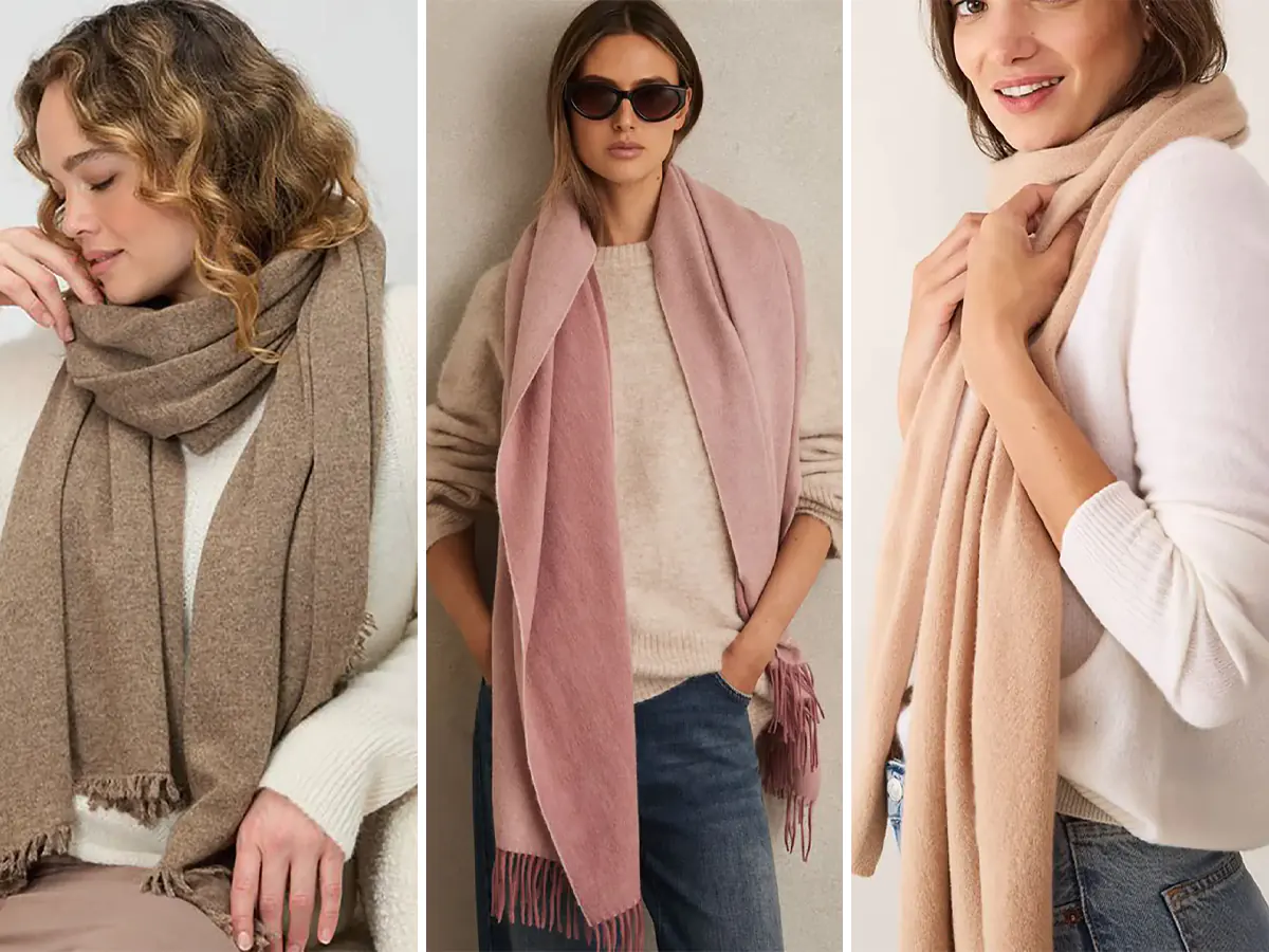 شال کشمیری پشمی