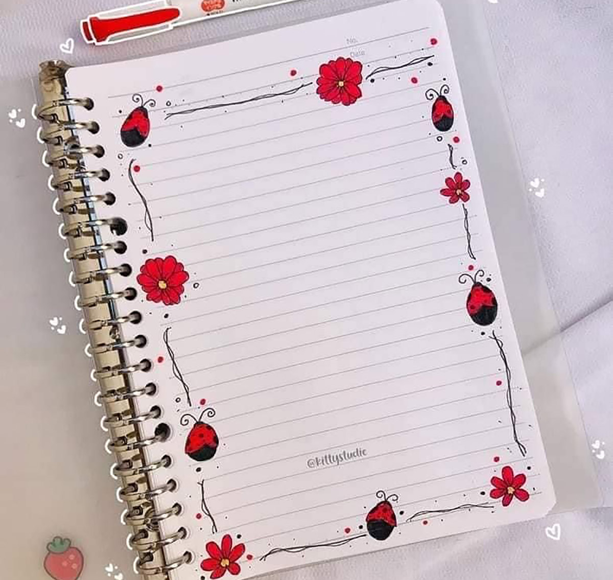 نقاشی دفتر مشق دخترانه اسان
