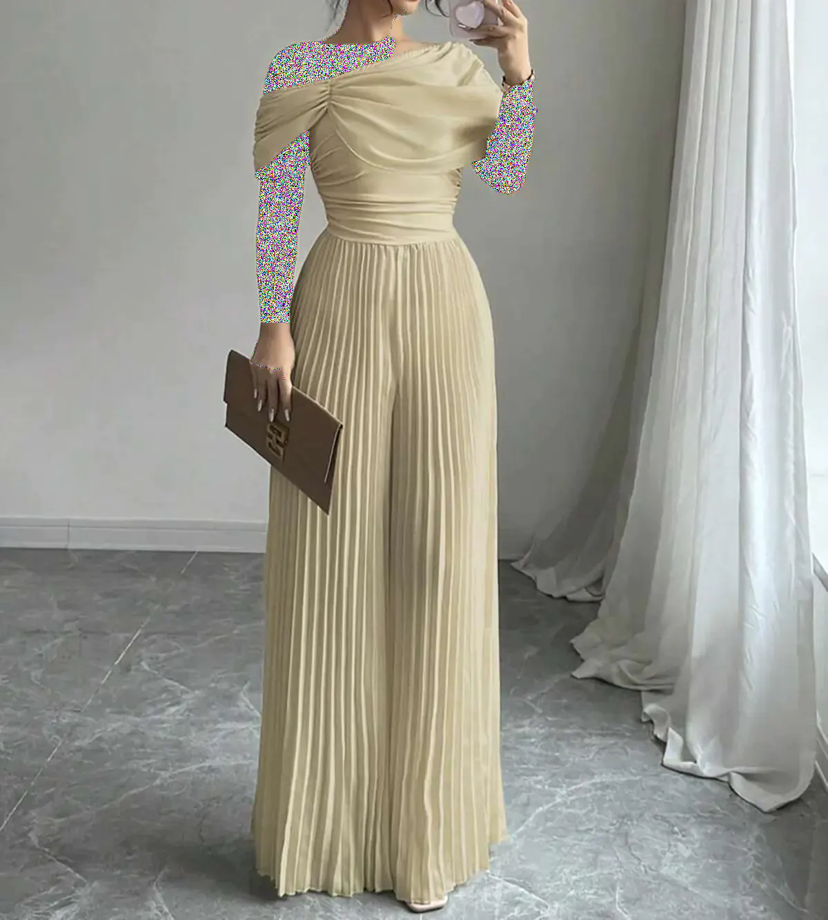 مدل لباس مجلسی پلیسه جدید