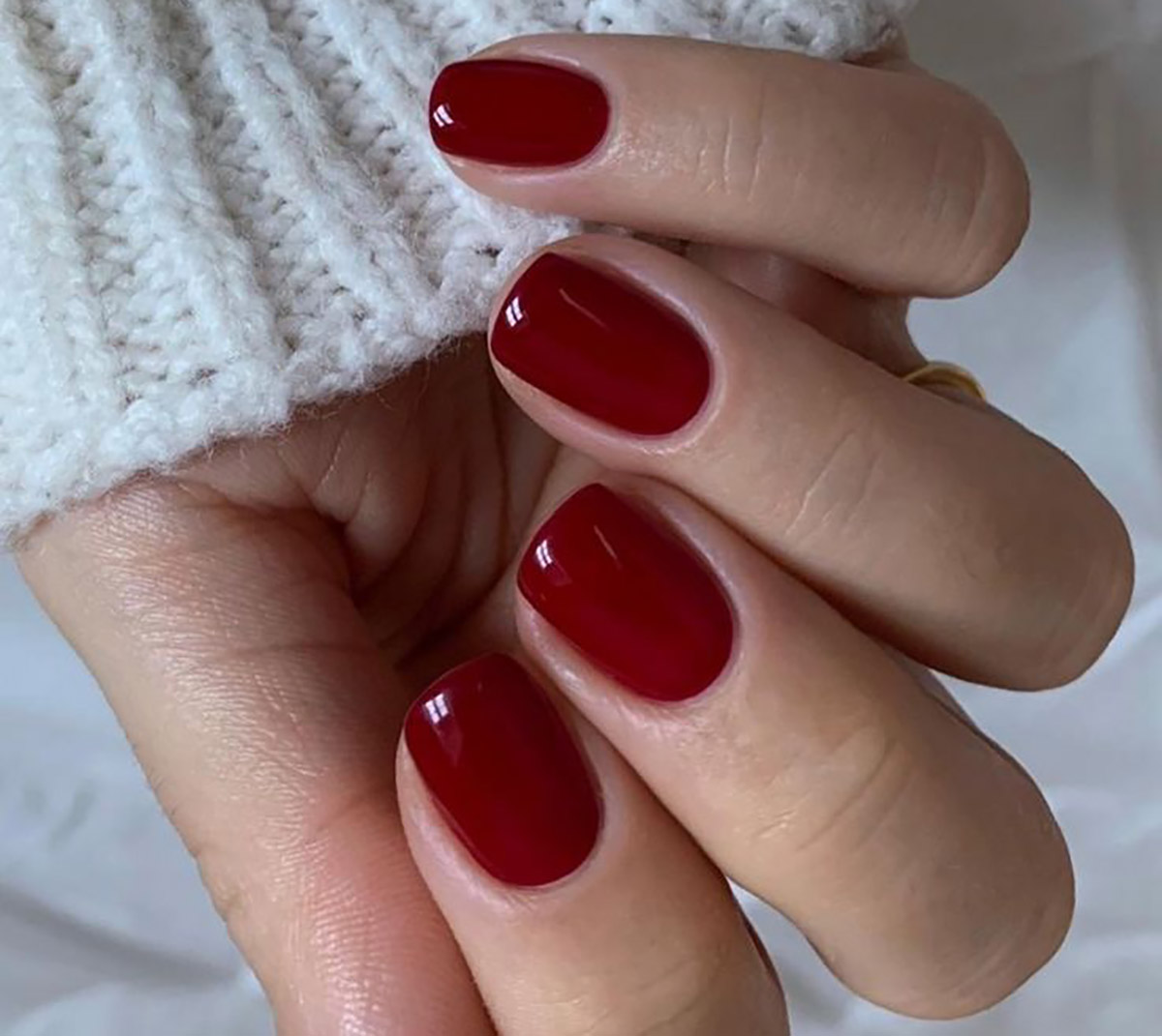 طرح ناخن قرمز شیک
