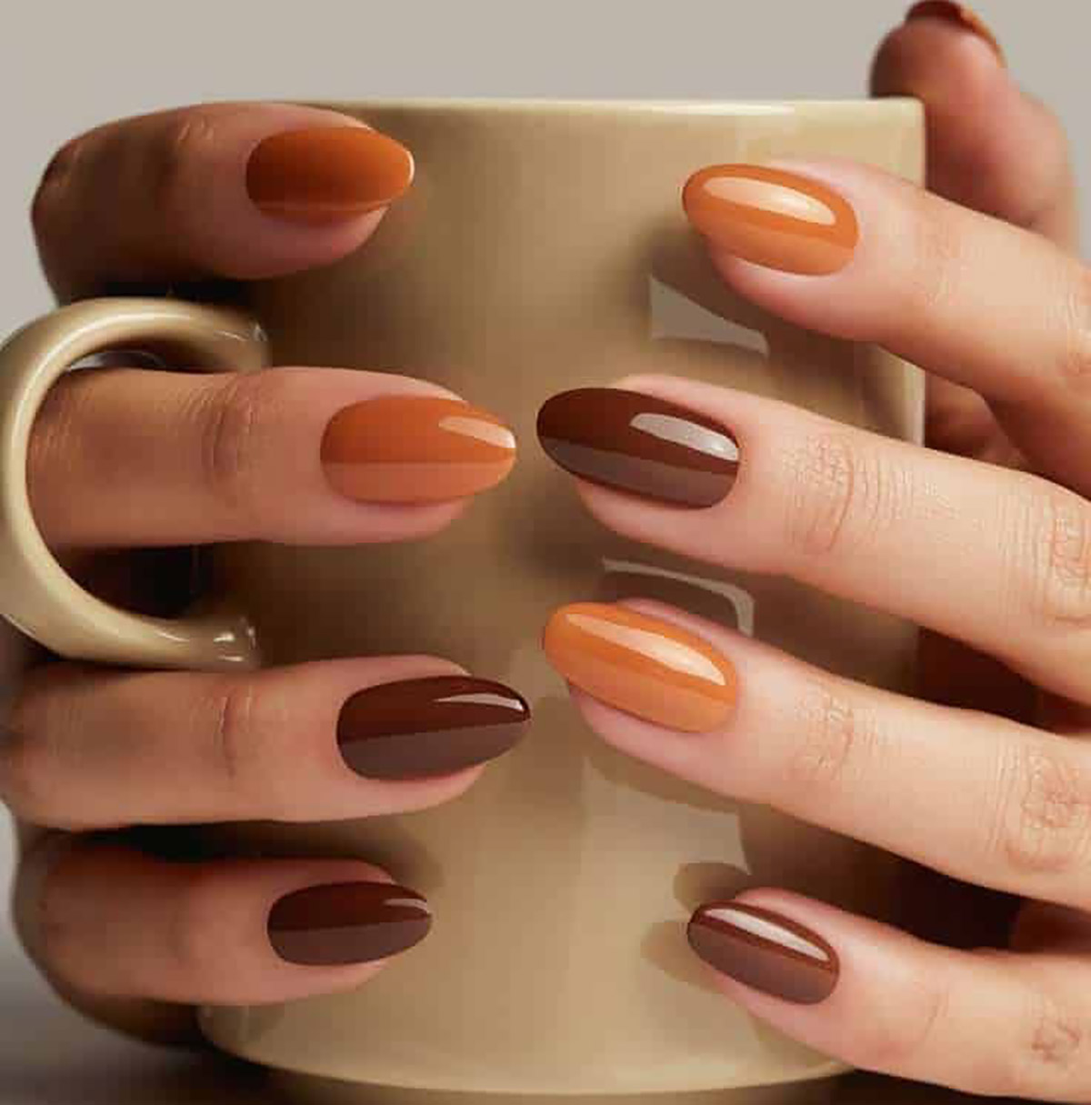 طرح ناخن شیک و باکلاس کوتاه
